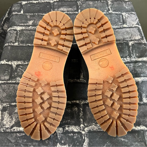 SOLD ARCHIVE - Waterproof Black Suede Leather Boots Timberland Designer Gorpcore - Picture 11 of 14